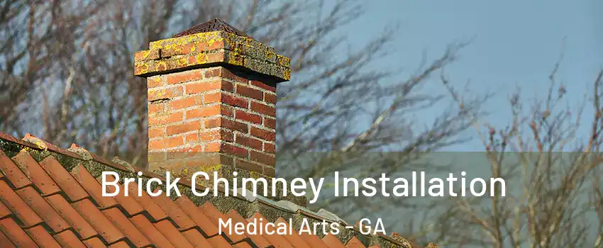 Brick Chimney Installation Medical Arts - GA