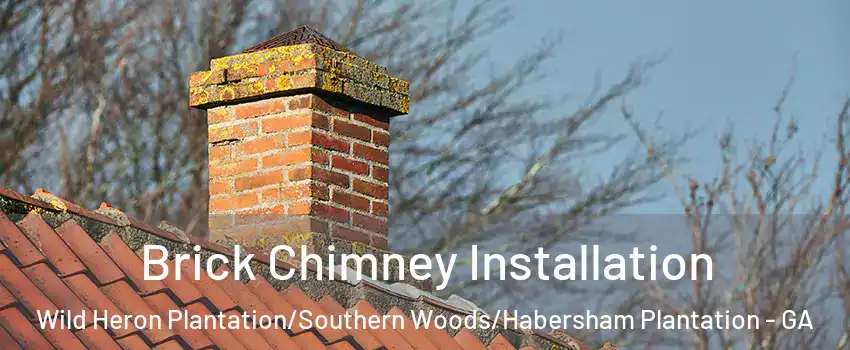 Brick Chimney Installation Wild Heron Plantation/Southern Woods/Habersham Plantation - GA