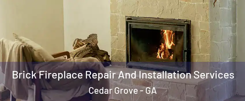 Brick Fireplace Repair And Installation Services Cedar Grove - GA