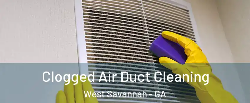 Clogged Air Duct Cleaning West Savannah - GA