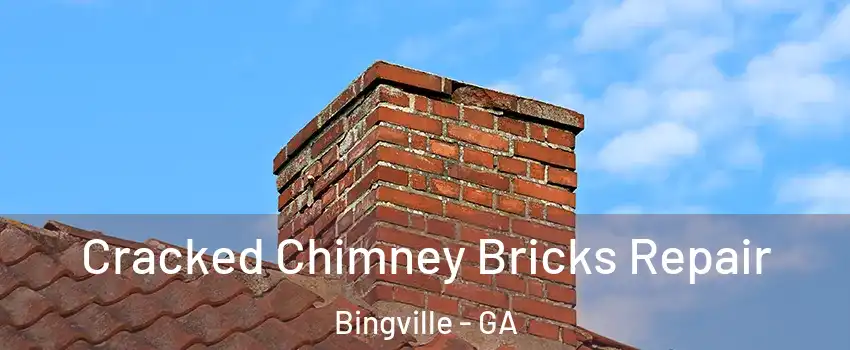 Cracked Chimney Bricks Repair Bingville - GA