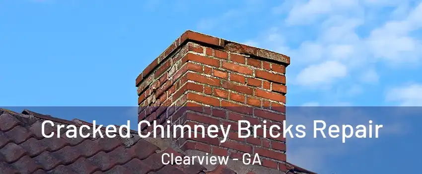 Cracked Chimney Bricks Repair Clearview - GA