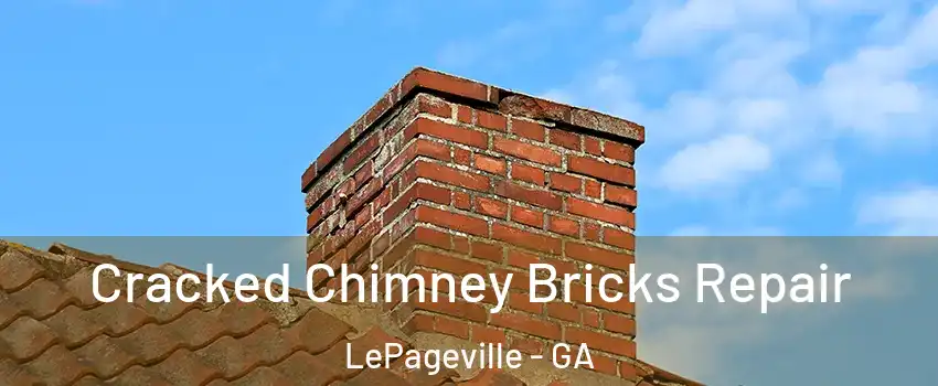 Cracked Chimney Bricks Repair LePageville - GA