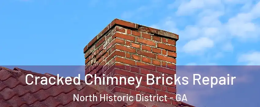 Cracked Chimney Bricks Repair North Historic District - GA