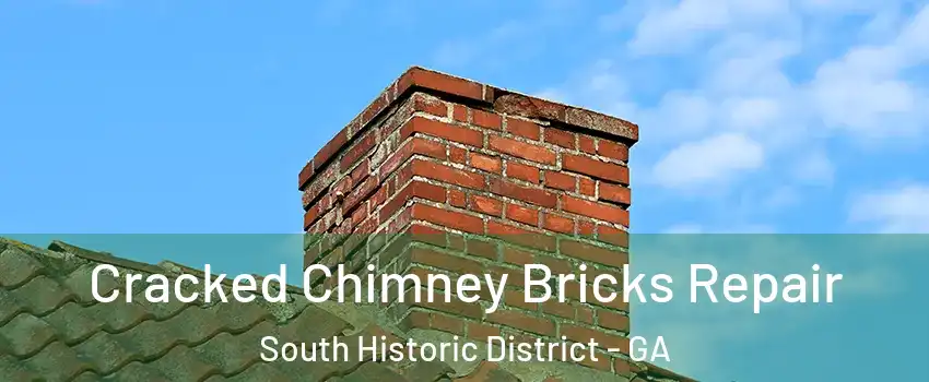 Cracked Chimney Bricks Repair South Historic District - GA