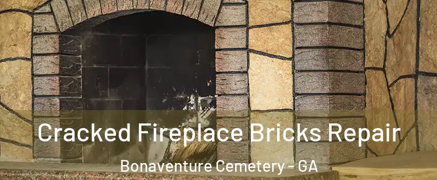 Cracked Fireplace Bricks Repair Bonaventure Cemetery - GA