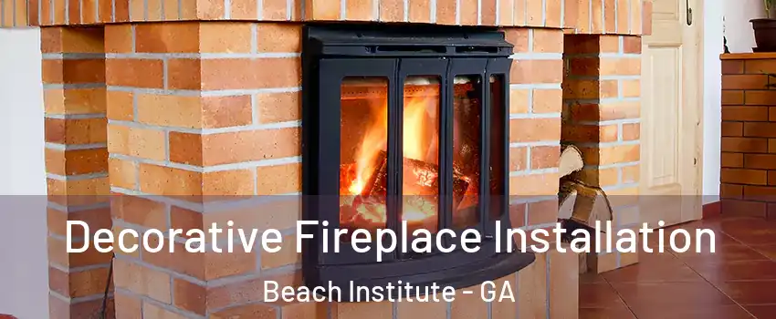 Decorative Fireplace Installation Beach Institute - GA