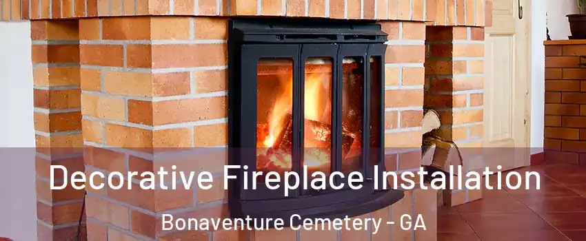 Decorative Fireplace Installation Bonaventure Cemetery - GA