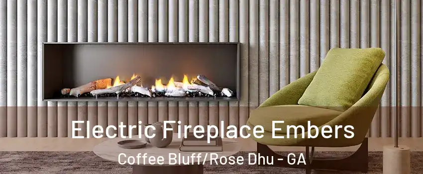 Electric Fireplace Embers Coffee Bluff/Rose Dhu - GA