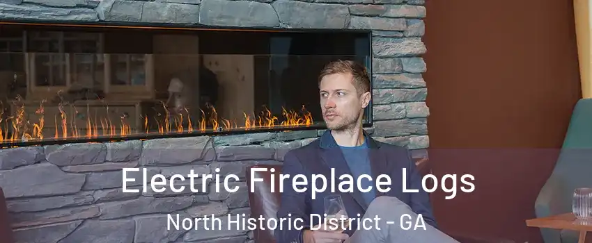 Electric Fireplace Logs North Historic District - GA