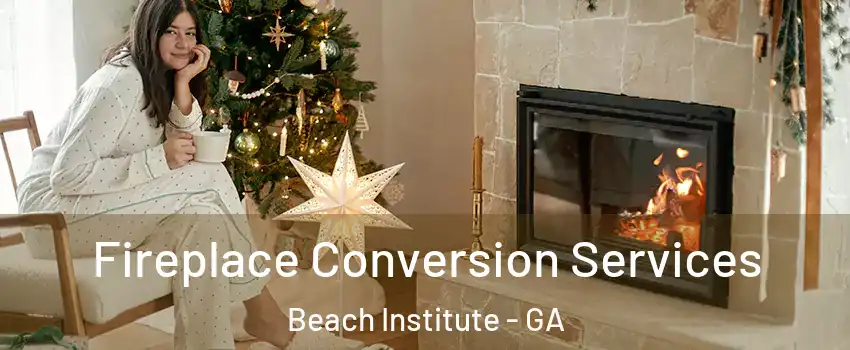 Fireplace Conversion Services Beach Institute - GA