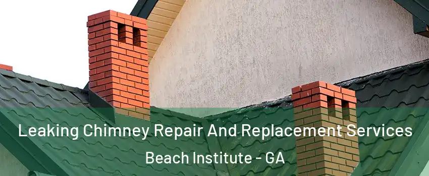 Leaking Chimney Repair And Replacement Services Beach Institute - GA