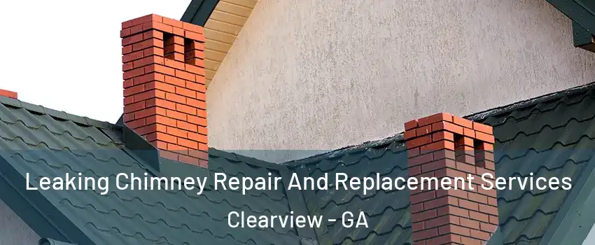 Leaking Chimney Repair And Replacement Services Clearview - GA