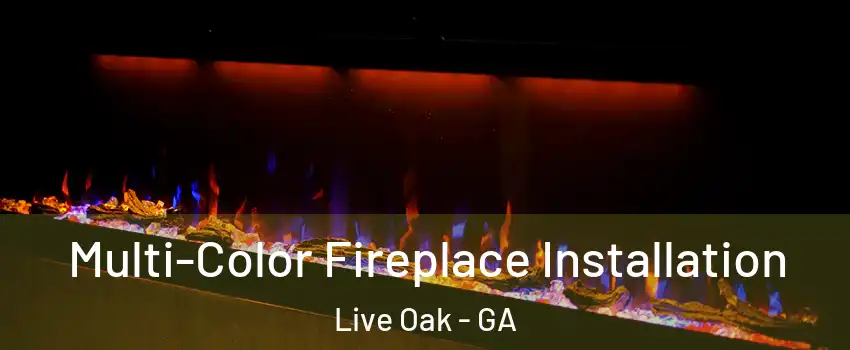 Multi-Color Fireplace Installation Live Oak - GA