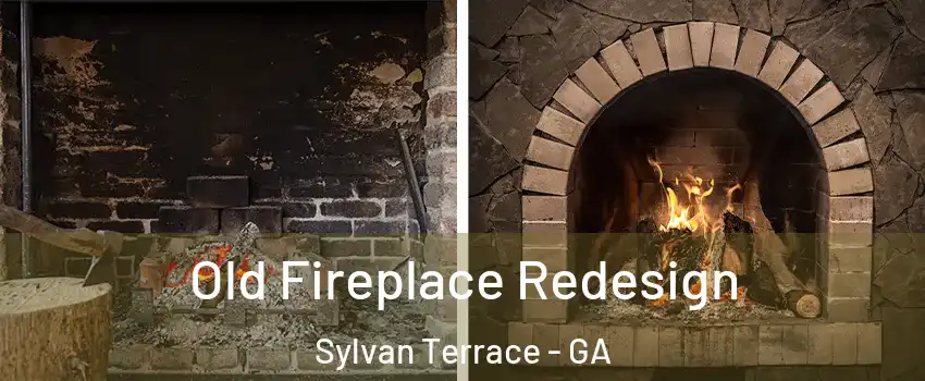 Old Fireplace Redesign Sylvan Terrace - GA