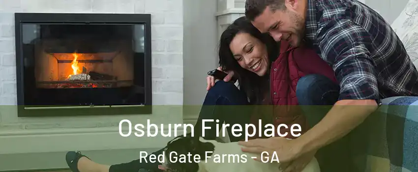 Osburn Fireplace Red Gate Farms - GA