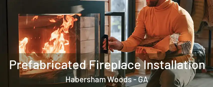 Prefabricated Fireplace Installation Habersham Woods - GA