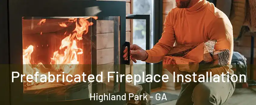 Prefabricated Fireplace Installation Highland Park - GA