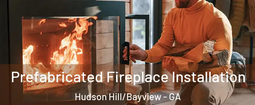 Prefabricated Fireplace Installation Hudson Hill/Bayview - GA