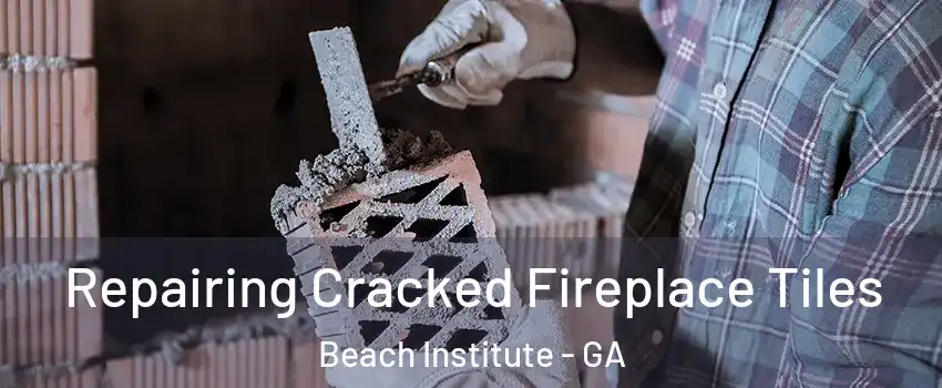 Repairing Cracked Fireplace Tiles Beach Institute - GA