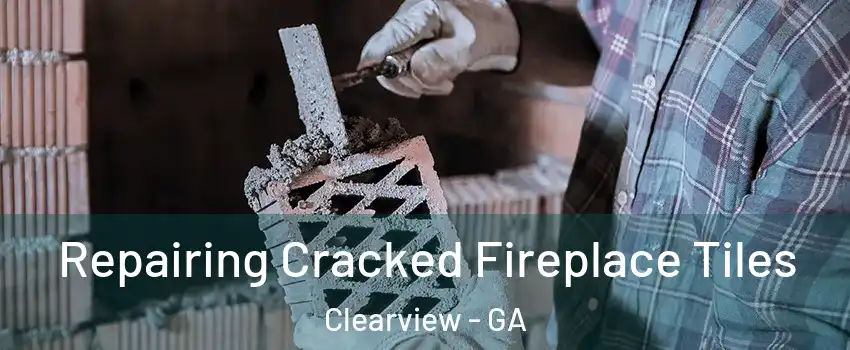 Repairing Cracked Fireplace Tiles Clearview - GA