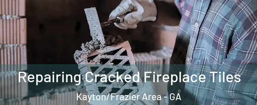 Repairing Cracked Fireplace Tiles Kayton/Frazier Area - GA