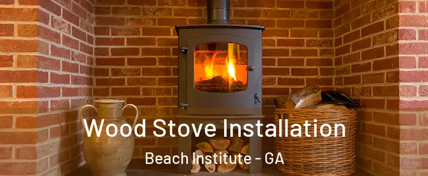 Wood Stove Installation Beach Institute - GA